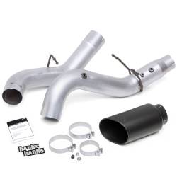 Monster Exhaust System Single Exit Black Tip for20-22 Chevy/GMC 2500/3500 Banks Power
