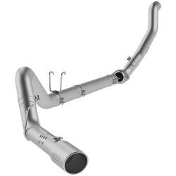 Ford 6.4L Exhaust Parts - Exhaust Systems - MBRP Exhaust - MBRP Exhaust 4" Filter Back, Single Side Exit, AL + Down Pipe S6282AL