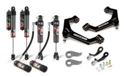 2020-2023 GM 6.6L L5P Duramax - Steering and Suspension - Cognito Motorsports - Cognito 3-Inch Elite Leveling Kit with Fox Elite 2.5 Reservoir Shocks for 20-22 Silverado/Sierra 2500/3500 2WD/4WD
