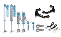 Steering And Suspension - Suspension Parts - Cognito Motorsports - Cognito 3-Inch Elite Leveling Kit with King 2.5 Reservoir Shocks For 11-19 Silverado Sierra 2500/3500 2WD/4WD