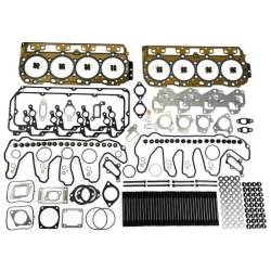 6.6L LLY Engine Parts - Cylinder Heads & Gasket Kits - TrackTech Fasteners - TrackTech Complete Top End Cylinder Head Gasket / Studs Service Kit for 04.5-07 LLY LBZ Duramax
