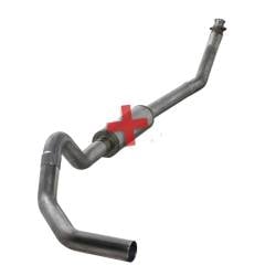 Exhaust for 2nd Gen Dodge Ram 12V - Exhaust Systems for 2nd Gen Dodge Ram 12V - Diamond Eye Performance - Diamond Eye Performance 1994-2002 DODGE 5.9L CUMMINS 2500/3500 (ALL CAB AND BED LENGTHS)-4in. 409 STAINL K4212S-RP
