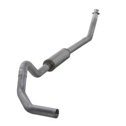 Exhaust for 2nd Gen Dodge Ram 12V - Exhaust Systems for 2nd Gen Dodge Ram 12V - Diamond Eye Performance - Diamond Eye Performance 1994-2002 DODGE 5.9L CUMMINS 2500/3500 (ALL CAB AND BED LENGTHS)-4in. ALUMINIZED K4212A-RP