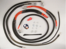 Battery Cable Kit (2/0 AWG) for 2007.5 - 2010 Chevrolet / GMC 6.6L Duramax