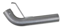 Exhaust Pipe 5 Inch 04.5-Early 07 Dodge RAM 2500/3500 Second Section Pass Steel Performance Series Exhaust Tail Pipe Diamond Eye