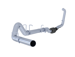 4 Turbo Back Single Side Exit No Muffler Inch For 03-07 Ford F-250/350 6.0L, Extended Cab/Crew Cab MBRP