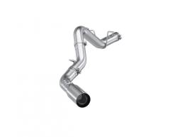 20-Up Silverado/Sierra 2500/3500 T304 Stainless Steel 4 Inch Filter Back Single Side Exit Exhaust System MBRP