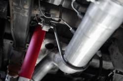 MBRP Exhaust - 20-Up Silverado/Sierra 2500/3500 Armor BLK Black Coated Aluminized Steel 4 Inch Filter Back Single Side Exit Exhaust System MBRP - Image 2