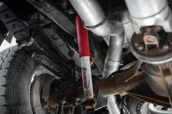 MBRP Exhaust - 20-Up Silverado/Sierra 2500/3500 Armor BLK Black Coated Aluminized Steel 4 Inch Filter Back Single Side Exit Exhaust System MBRP - Image 4