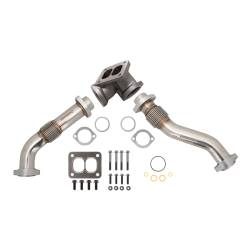 Spoologic - SPOOLOGIC Upgraded Bellowed 304SS Up-Pipe Kit For 1994-1997 Ford 7.3L Powerstroke - Image 1