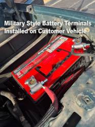 Big7Kits - 1990-1997 Ford F250/F350 Superduty OBS Battery Cable Kit Powerstroke 7.3 Diesel 2/0 Gauge Straight Battery Cable Big7Kits - Image 6