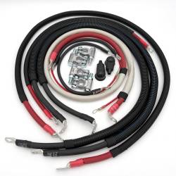 Big7Kits - 1999-2003 Ford F250/F350 Superduty Battery Cable Kit Powerstroke 7.3 Diesel 2/0 Gauge Straight Battery Cable Big7Kits - Image 2