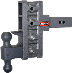 Gen Y Hitch - Mega Duty 2.5 Inch Offset Shank 3 Inch Rise, 6 Inch Drop 3K TW 21K Hitch & GH-061 Dual-Ball & GH-062 Pintle Lock Gen Y Hitch - Image 1