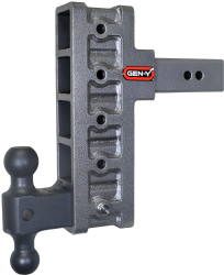 Gen Y Hitch - Mega Duty 2.5 Inch Offset Shank 3 Inch Rise, 9 Inch Drop 3K TW 21K Hitch & GH-061 Dual-Ball Gen Y Hitch - Image 1