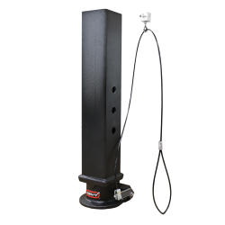 Gen Y Hitch - The Viking Gooseneck Static Hitch SnapLatch 2 5/16 Inch Coupler 4 Inch SQ Tube 8.5K TW 30K Max Towing W/Pull Cable Gen Y Hitch - Image 2