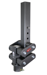 Gen Y Hitch - Spartan Torsion Flex Manual Latch 5 Inch Offset 4 Inch Square Tube Gooseneck 3 Inch Coupler Standard Height 7K TW 40K Towing Gen Y Hitch - Image 1