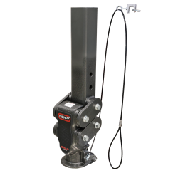 Gen Y Hitch - Spartan Torsion Flex Snap Latch 2.5 Inch Offset 4 Inch Square Tube GN 2 5/16 Inch Coupler 4.5K TW 25K Towing Includes GH-098 Pin & Pull Rod Gen Y Hitch - Image 1