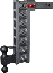 Gen Y Hitch - Mega Duty 2 Inch Shank 15 Inch Drop 2K TW 16K Hitch & GH-051 Dual-Ball & GH-032 Pintle Lock & GH-0100 Stabilizer Kit Gen Y Hitch - Image 1