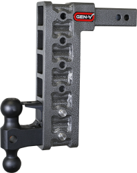 Gen Y Hitch - Mega Duty 2 Inch Shank 12.5 Inch Drop 2K TW 16K Hitch & GH-051 Dual-Ball & GH-032 Pintle Lock (Stabilizer Kit Recommended:GH-0100) Gen Y Hitch - Image 1