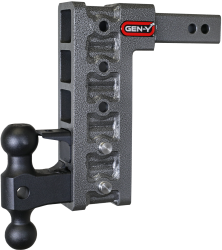 Gen Y Hitch - Mega Duty 2 Inch Shank 10 Inch Drop 2K TW 16K Hitch & GH-051 Dual-Ball & GH-032 Pintle Lock Gen Y Hitch - Image 1