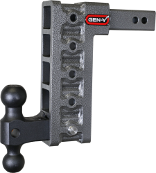 Gen Y Hitch - Mega Duty 2 Inch Shank 10 Inch Drop 2K TW 16K Hitch & GH-051 Dual-Ball Gen Y Hitch - Image 1