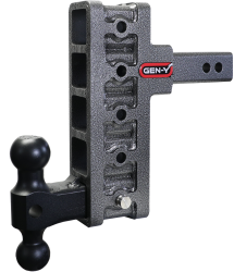 Gen Y Hitch - Mega Duty 2 Inch Offset Shank 2.5 Inch Rise 7.5 Inch Drop 2K TW 10K Hitch & GH-031 Dual-Ball Gen Y Hitch - Image 1