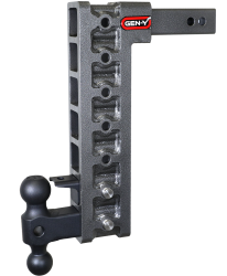 Gen Y Hitch - Mega Duty 2 Inch Shank 15 Inch Drop 1.5K TW 10K Hitch & GH-031 Dual-Ball & GH-032 Pintle Lock (Stab Kit Recommended:GH-0100) Gen Y Hitch - Image 1