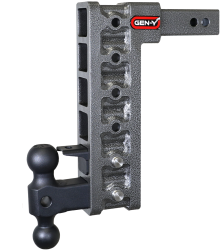 Gen Y Hitch - Mega Duty 2 Inch Shank 12.5 Inch Drop 1.5K TW 10K Hitch & GH-031 Dual-Ball & GH-032 Pintle Lock (Stab Kit Recommended:GH-0100) Gen Y Hitch - Image 1