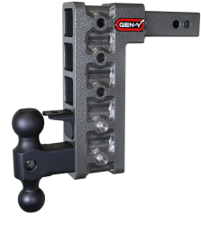 Gen Y Hitch - Mega Duty 2 Inch Shank 10 Inch Drop 1.5K TW 10K Hitch & GH-031 Dual-Ball & GH-032 Pintle Lock Gen Y Hitch - Image 1