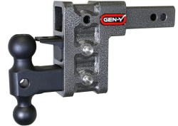 Gen Y Hitch - Mega Duty 2 Inch Shank 5 Inch Drop 1.5K TW 10K Hitch & GH-031 Dual-Ball & GH-032 Pintle Lock Gen Y Hitch - Image 1