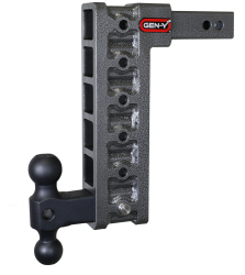 Gen Y Hitch - Mega Duty 2 Inch Shank 12.5 Inch Drop 1.5K TW 10K Hitch & GH-031 Dual-Ball (Stabilizer Kit Recommended:GH-0100) Gen Y Hitch - Image 1