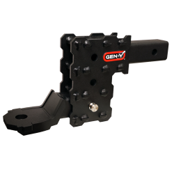 Gen Y Hitch - Phantom X 2 Inch Solid Shank 4.5 Inch Drop 1K TW 10K Hitch Platinum Ball Mount (GH-103705) Gen Y Hitch - Image 2