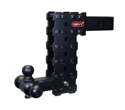 Gen Y Hitch - Phantom X 2.5 Inch Solid Shank 10 Inch Drop 1.6K TW 16K Hitch & GH-052 Tri-Ball Mount Gen Y Hitch - Image 2