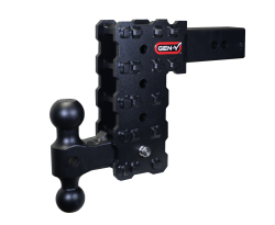 Gen Y Hitch - Phantom X 2.5 Inch Solid Shank 7.5 Inch Drop 1.6K TW 16K Hitch & GH-051 Dual-Ball Mount Gen Y Hitch - Image 2