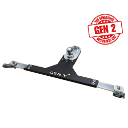 Gen Y Hitch - Main Assy GoosePuck GEN II 5 Inch Offset 25K Overall Towing With Safety Chain Anchors Incorporated Dodge RAM Gen Y Hitch - Image 2