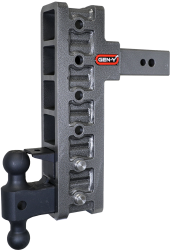 Gen Y Hitch - Mega Duty 2.5 Inch Offset Shank 3 Inch Rise, 12 Inch Drop 3.5K TW 32K Hitch & GH-0161 Dual-Ball & GH-0162 Pintle Lock Gen Y Hitch - Image 1