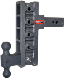 Gen Y Hitch - Mega Duty 2.5 Inch Offset Shank 3 Inch Rise, 9 Inch Drop 3.5K TW 32K Hitch & GH-0161 Dual-Ball Gen Y Hitch - Image 1