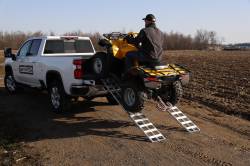 Gen Y Hitch - 1 Pair 78 Inch Aluminum Lightweight Ramps 78 Inch x 12 Inch 600 LBS Capacity Per Ramp Gen Y Hitch - Image 1