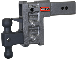 Gen Y Hitch - Mega Duty 3 Inch Shank 6 Inch Drop 3.5K TW 32K Hitch & GH-0161 Dual-Ball & GH-0162 Pintle Lock Gen Y Hitch - Image 1