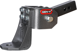 Gen Y Hitch - Glyder Torsion Flex 2 Inch Shank 6 Inch drop .4K .7K TW 7K Hitch & Ball Platform with 1 Inch Diameter Mounting Hole Gen Y Hitch - Image 3