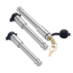 Gen Y Hitch - 3 Pack Mixed (2) 5/8 Inch x 3-5/8 Inch Span Hitch Locks & (1) 5/8 Inch x 3-1/8 Inch Span 2.5 Inch Receiver Lock Fitment: Mega Duty 21K Gen Y Hitch - Image 2