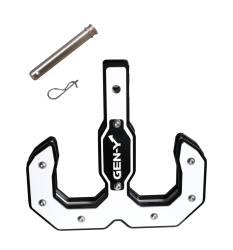 Gen Y Hitch - Hulk 2.0 16K Tow Hook 2 Inch Shank Black/White with GH-099 Pin & GH-011 Clip Gen Y Hitch - Image 1
