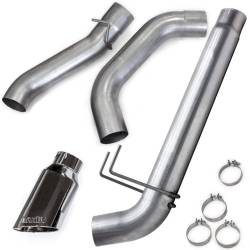 Banks Power - Monster Exhaust System for 19-24 Ram 3500 6.7L Cummins Crew Cab Long Bed (DRW) Chrome-Plated Stainless Tip Banks Power - Image 2