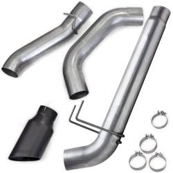 Banks Power - Monster Exhaust System for 19-24 Ram 3500 6.7L Cummins Crew Cab Long Bed (DRW) Cerakote Black Tip Banks Power - Image 2