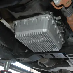 PPE Diesel - 2013-2024 RAM 2500/3500 6.7L Cummins Aisin AS69RC Heavy-Duty Cast Aluminum Transmission Pan - Black Color - Image 2