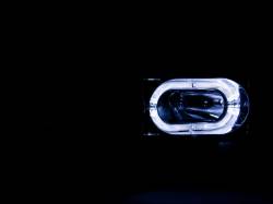 ANZO USA - Headlight Set Crystal w/Halo Clear Lens Black Housing Pair Not For Use W/Sealed Beam Headlights Does Not Fit Models With Sealed Beam Headlights Chevy/GMC Trucks/SUVs 1988-2000 ANZO USA - Image 3
