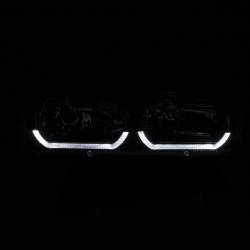 ANZO USA - Headlight Set Crystal W/Low Brow Crystal Clear Lens Chrome Housing Pair Chevy/GMC Trucks/SUVs 1988-2000 ANZO USA - Image 3