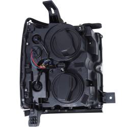 ANZO USA - Headlight Set Projector Clear Lens Plank Style Black Housing W/Amber Black Trim Pair Chevrolet Silverado 2500 HD/3500 HD 2015-2019 ANZO USA - Image 2