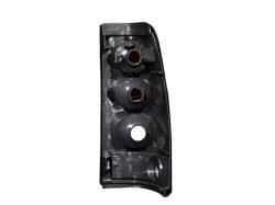 ANZO USA - Tail Light Set Clear Lens Black Housing Pair Does Not Fit 3500 Series Or Stepside Models Chevrolet Silverado 1500/2500 1999-2002, 1500 HD/2500 HD/3500 2001-2002, GMC Sierra 1500 1999-2007, 1500 HD/2500 HD 2001-2007, 2500 1999-2004 ANZO USA - Image 2