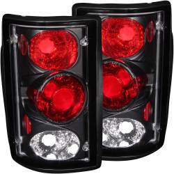 ANZO USA - Tail Light Set Clear Lens Black Housing Pair This Is A 3 Bulb Housing Ford Trucks/SUVs 1995-2006 ANZO USA - Image 1